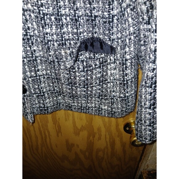 Croft & Barrow Career Jacket Womens Size XL 42×25 Static Gray Buttoned Lining - Picture 14 of 16